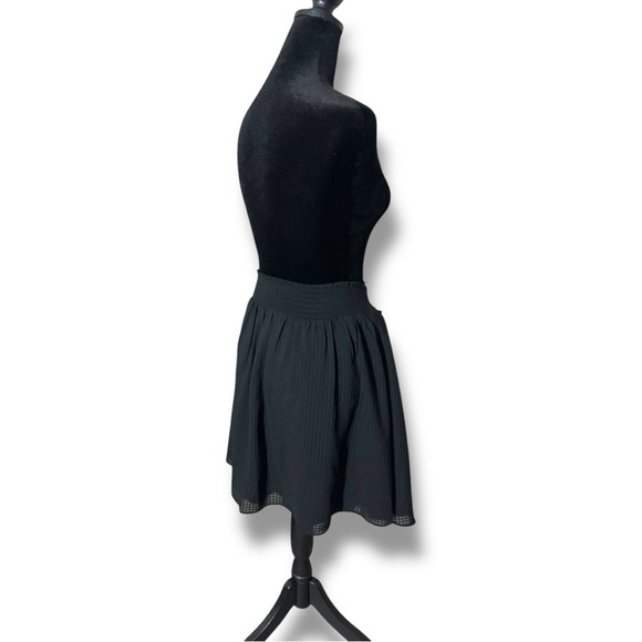 A New Day NWT XL Ebony Fully Lined High Wide Waistband Fit and Flare Mini Skirt - Picture 3 of 15